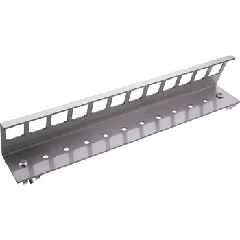 InLine 76203I metalowy wspornik Keystone do montażu na szynie DIN, 12-portowy