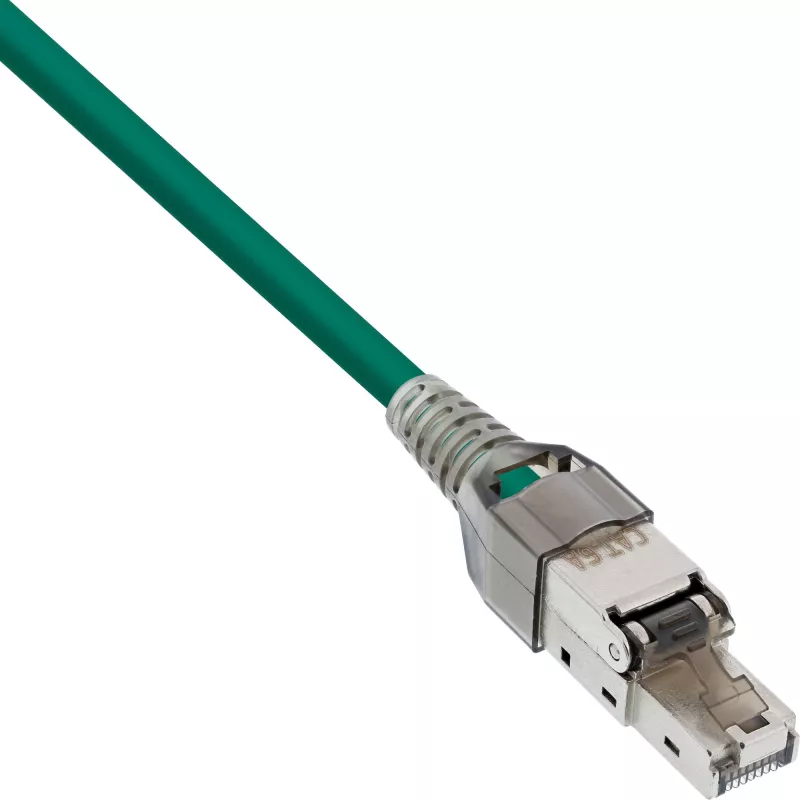 Wtyk InLine RJ45 kat.6A, 500 MHz, montowany bezpośrednio, ekranowany, 76204A