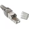 Wtyk InLine RJ45 kat.6A, 500 MHz, montowany bezpośrednio, ekranowany, 76204A