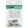Wtyk InLine RJ45 kat.6A, 500 MHz, montowany bezpośrednio, ekranowany, 76204A