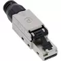 Wtyczka RJ45 InLine Kat.6A 500MHz, do samodzielnego montażu, ekranowana, z nakrętką