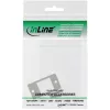 InLine Keystone SNAP-In uchwyt modułu, pojedynczy, metalowy, do płaskich powierzchni