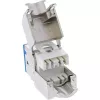 InLine Keystone RJ45 jack, ekranowany, Kat.6A, niebieski 8-pak