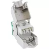 InLine Keystone Gniazdo RJ45, ekranowane, Kat.6A, zielony 8 szt.