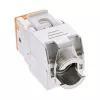 InLine Keystone RJ45 jack, shielded, Cat.6A, pomarańczowy 8-pack