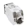 InLine Keystone RJ45 jack, ekranowany, Kat.6A, czarny zestaw 8 szt.