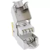 InLine Keystone Jack RJ45, ekranowany, Cat.6A, żółty 8 szt.