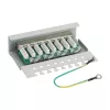 InLine Patch Panel Cat.6 8 Port do montażu na biurku szary RAL7035