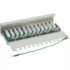 InLine Patch Panel Cat.6 12 portów do montażu na biurku/ścianie jasnoszary RAL7035