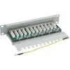 InLine Patch Panel 10 cali Cat.6 12 Portów 1U jasnoszary RAL7035