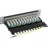 InLine Patch Panel 10 cali Cat.6 12 portów 1U czarny RAL9005