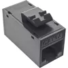 Keystonowe gniazdo RJ45 InLine, nieekranowane, Kat.6A, opakowanie 8 szt., czarne