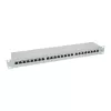 InLine Patch Panel Cat.6 24 Port 19 cali 1U jasnoszary RAL7035