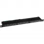 Patch Panel Cat.6 InLine 76224B 24 Port 19 cali 0,5U Czarny RAL9005