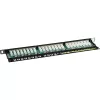 Patch Panel Cat.6 InLine 76224B 24 Port 19 cali 0,5U Czarny RAL9005