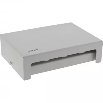 InLine Desktop Consolidation Point Box 8x Keystone RJ45, metal, RAL7035