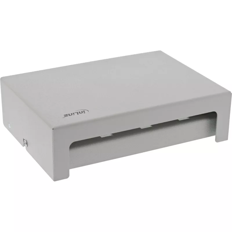 InLine Desktop Consolidation Point Box 8x Keystone RJ45, metal, RAL7035