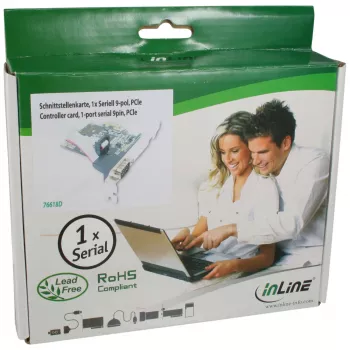 InLine Karta interfejsu 1 port szeregowy 9-pin PCIe, InLine, 76618D