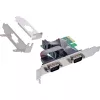 Karta interfejsu InLine 2x szeregowy 9-pin PCIe PCI-Express męski
