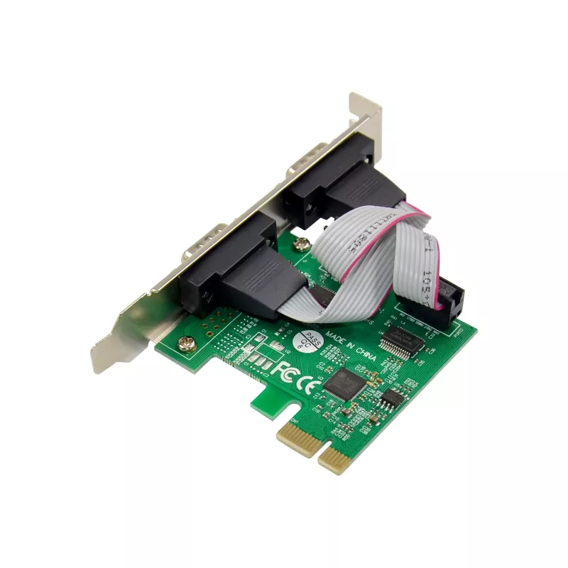 Karta interfejsu InLine 2x szeregowy 9-pin PCIe PCI-Express męski