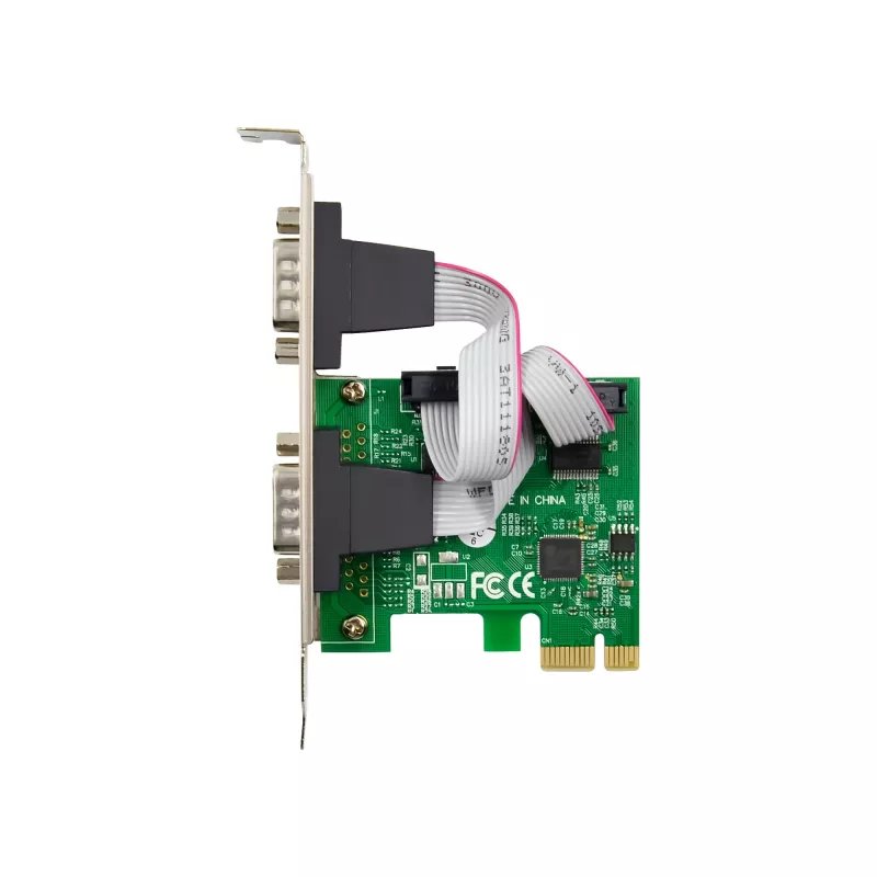 Karta interfejsu InLine 2x szeregowy 9-pin PCIe PCI-Express męski