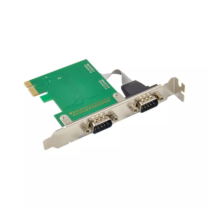 Karta interfejsu InLine 2x szeregowy 9-pin PCIe PCI-Express męski