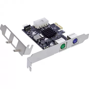 Karta interfejsu InLine 2x PS/2 USB nagłówek PCIe Męski 0,48 Gbit/s