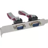 Karta interfejsu InLine 1 port równoległy 25-pin + 2 porty szeregowe 9-pin PCIe