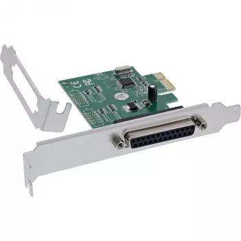 Wewnętrzny adapter równoległy InLine 76625E PCIe Męski WCH CH382L