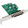 Wewnętrzny adapter równoległy InLine 76625E PCIe Męski WCH CH382L