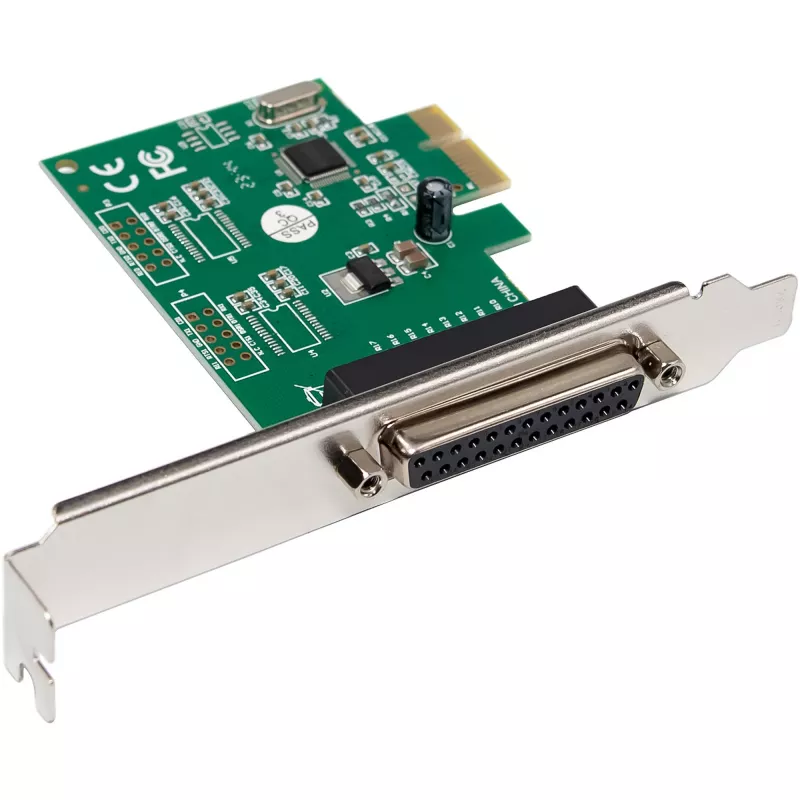 Wewnętrzny adapter równoległy InLine 76625E PCIe Męski WCH CH382L