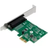 Wewnętrzny adapter równoległy InLine 76625E PCIe Męski WCH CH382L