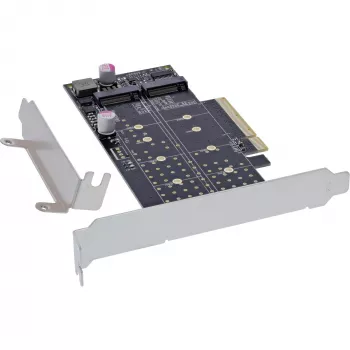 InLine 76660N Wewnętrzna karta interfejsu M.2 PCIe Męski 64 Gbit/s