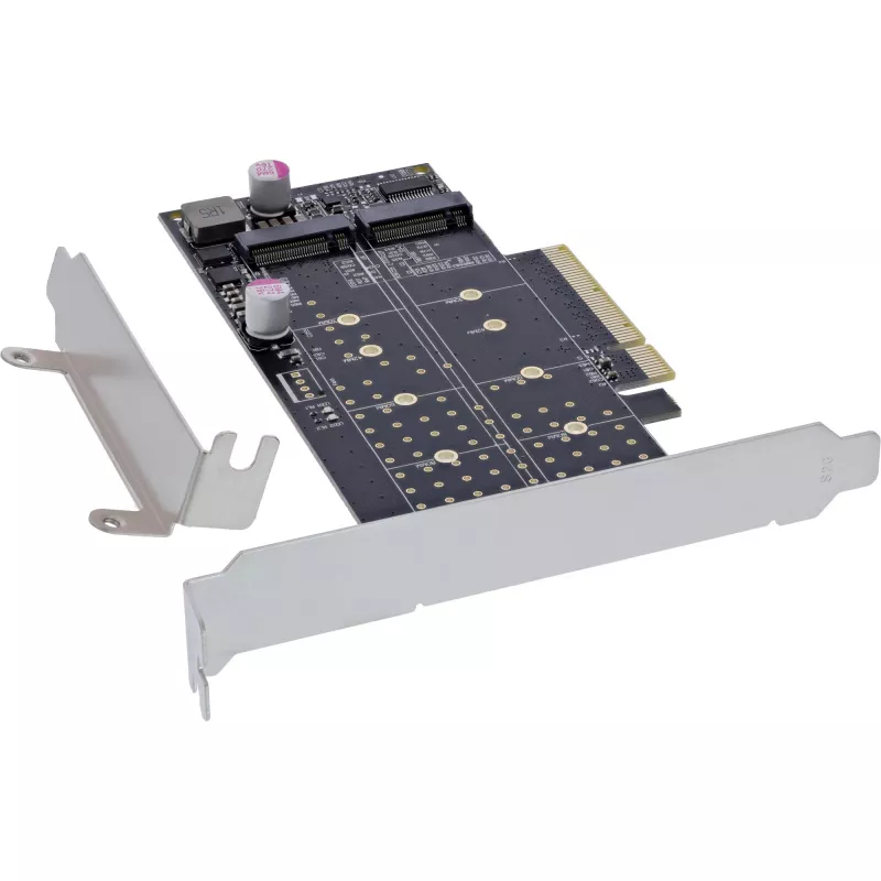 InLine 76660N Wewnętrzna karta interfejsu M.2 PCIe Męski 64 Gbit/s