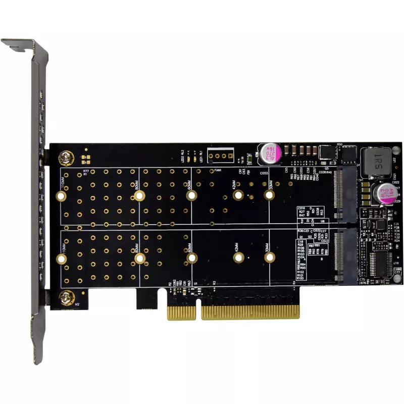 InLine 76660N Wewnętrzna karta interfejsu M.2 PCIe Męski 64 Gbit/s