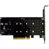 InLine 76660N Wewnętrzna karta interfejsu M.2 PCIe Męski 64 Gbit/s