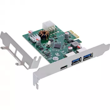 InLine 76661M karty interfejsów/adapter wewnętrzny USB 3.2 Gen 1 (3.1 Gen 1), USB Type-C