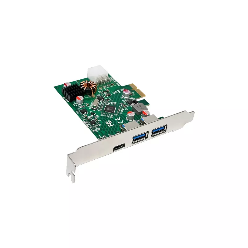 InLine 76661M karty interfejsów/adapter wewnętrzny USB 3.2 Gen 1 (3.1 Gen 1), USB Type-C
