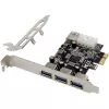 InLine 76662D karty interfejsowe/adaptery Wewnętrzny Molex 4-pin, USB 3.2 Gen 1 (3.1 Gen 1)