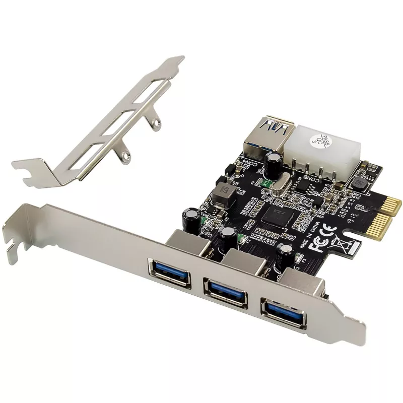 InLine 76662D karty interfejsowe/adaptery Wewnętrzny Molex 4-pin, USB 3.2 Gen 1 (3.1 Gen 1)