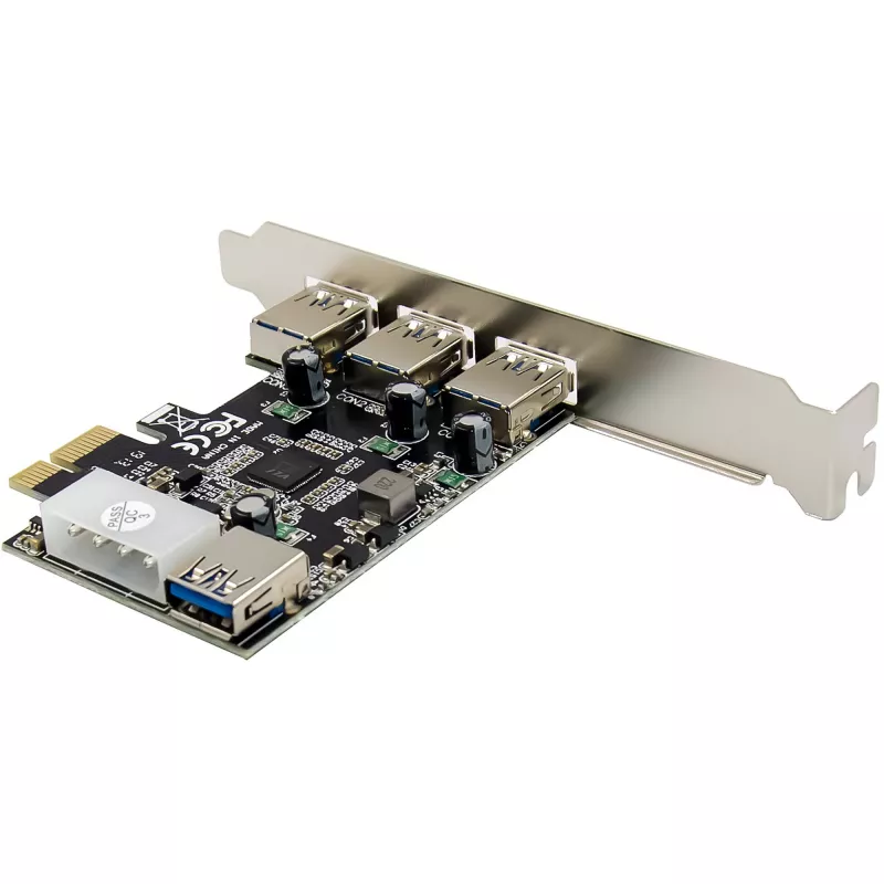 InLine 76662D karty interfejsowe/adaptery Wewnętrzny Molex 4-pin, USB 3.2 Gen 1 (3.1 Gen 1)
