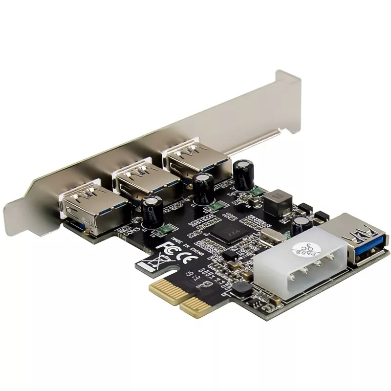 InLine 76662D karty interfejsowe/adaptery Wewnętrzny Molex 4-pin, USB 3.2 Gen 1 (3.1 Gen 1)