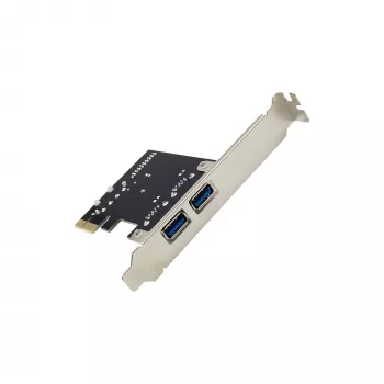 Kontroler hosta InLine 2+2 porty USB 3.2 Gen.1, PCIe, z zasilaniem SATA + niskoprofilowy wspornik