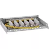 InLine Patch panel Cat.6A 0.5U 6-port, table/wall/rail, szary with dust prot.