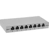 InLine Patch panel Cat.6A 0.5U 8-port, stół/ściana/szyna, szary, ochrona przed kurzem