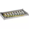 InLine Patch panel Cat.6A 0.5U 8-port, table/wall mounting light szary RAL7035
