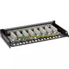 InLine Patch panel Cat.6A 0.5U 8-port, table/wall mounting Czarny RAL9005