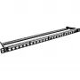 Pusty panel krosowy 19 cali InLine 76824C 24 porty dla keystones RJ45 0.5U czarny