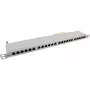 InLine Patch Panel 19 cali Cat.6A 24 porty 0.5U jasnoszary RAL7035