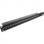 InLine Blank Patch Panel 19 cali 24 Porty 1U czarny
